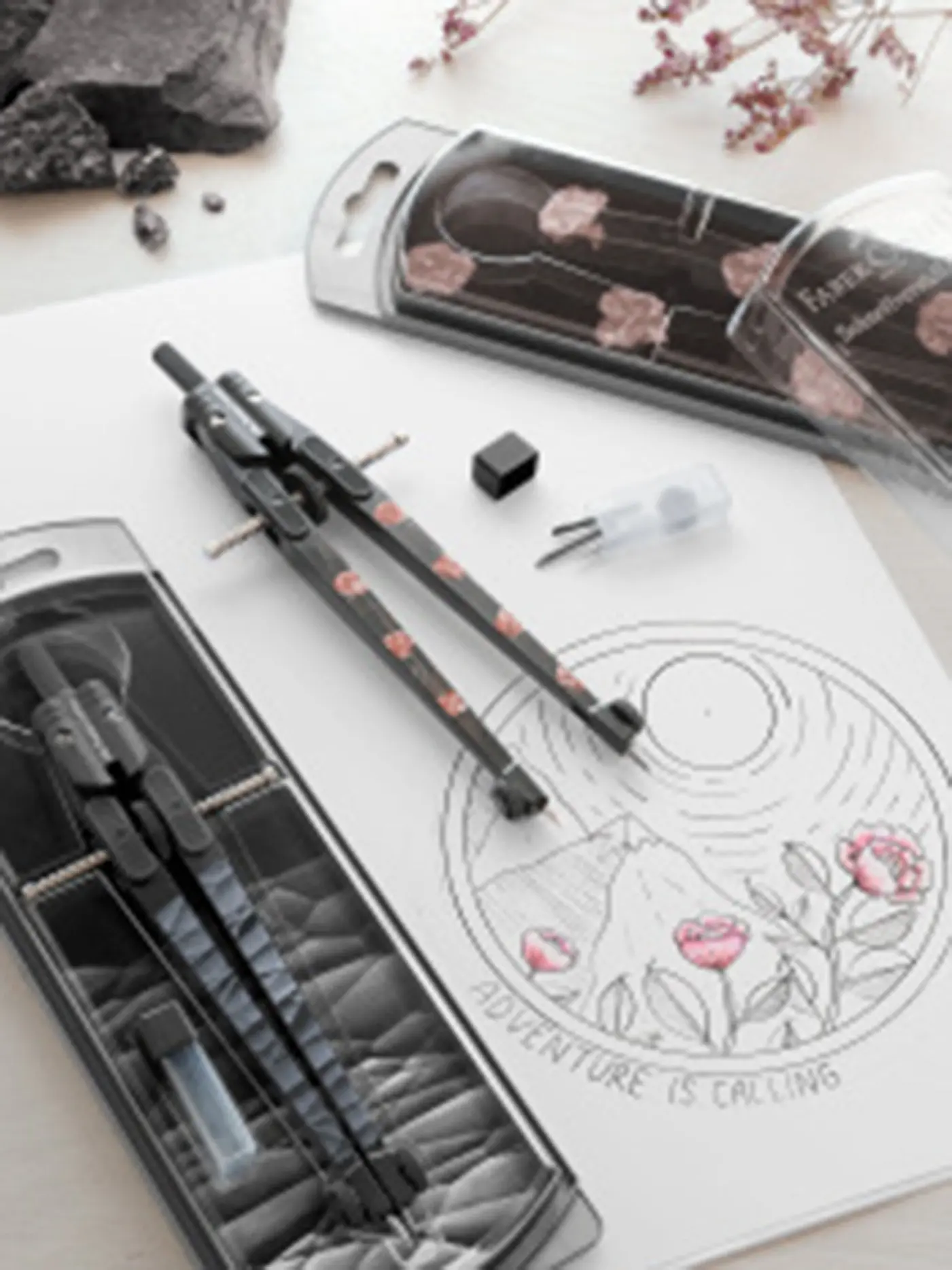 FABER-CASTELL | Zirkel - Schnellverstellzirkel | 